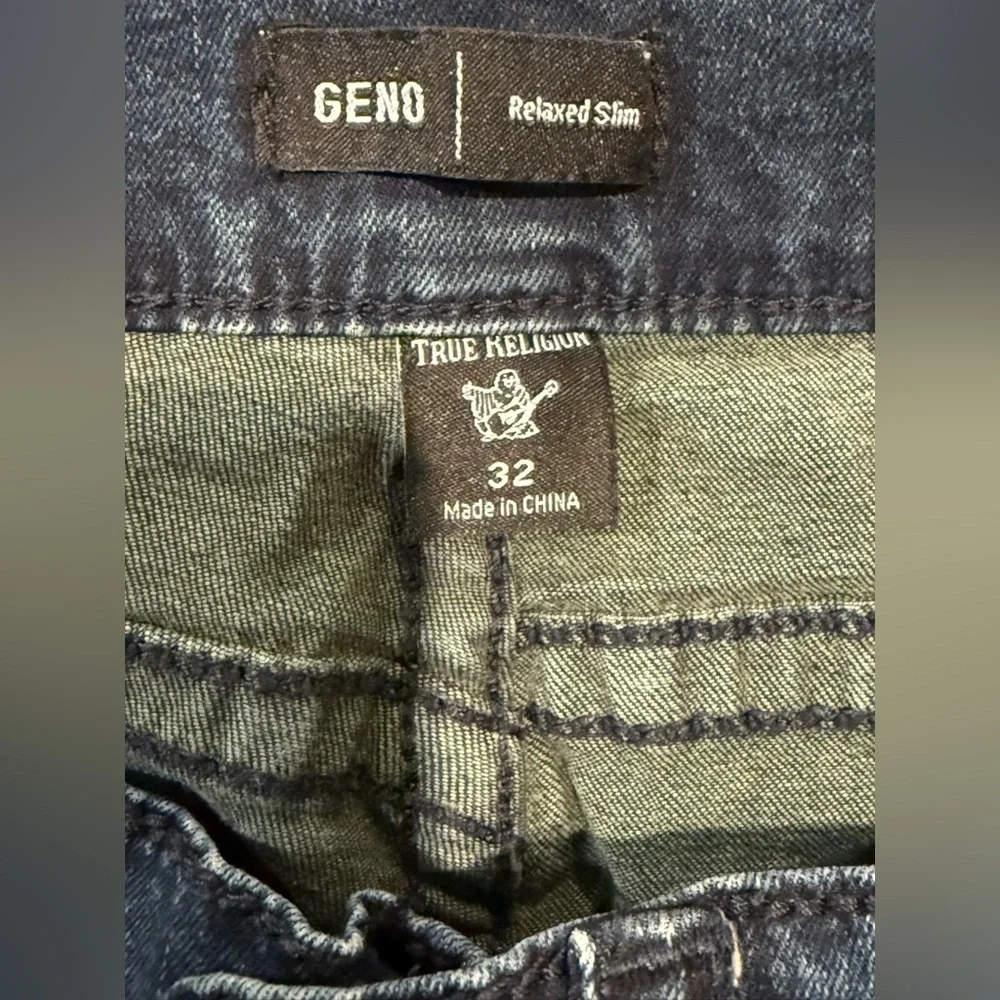 True Religion Men's Dark Blue Skinny Jeans